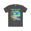 A-05 "Catch the Waves of Success" Seaside Serenity Inspiring Beach Quote Mens Premium T-shirt 100% Cotton