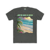A-06 "Catch the Waves of Success" Seaside Serenity Inspiring Beach Quote Mens Premium T-shirt 100% Cotton