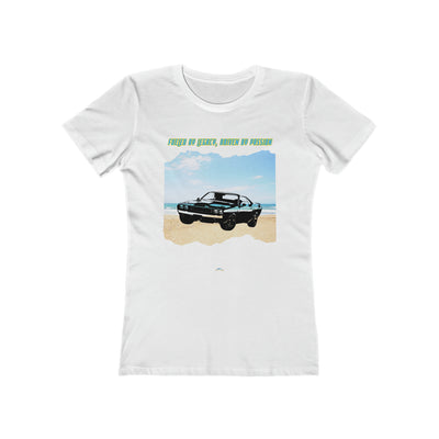FW-05 "FUELED BY LEGACY, DRIVEN BY PASSION" American Muscle meets Coastal Cool: Classic Muscle Car Womens Premium T-shirt 100% Cotton