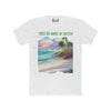 A-02 "Catch the Waves of Success" Seaside Serenity Inspiring Beach Quote Mens Premium T-shirt 100% Cotton